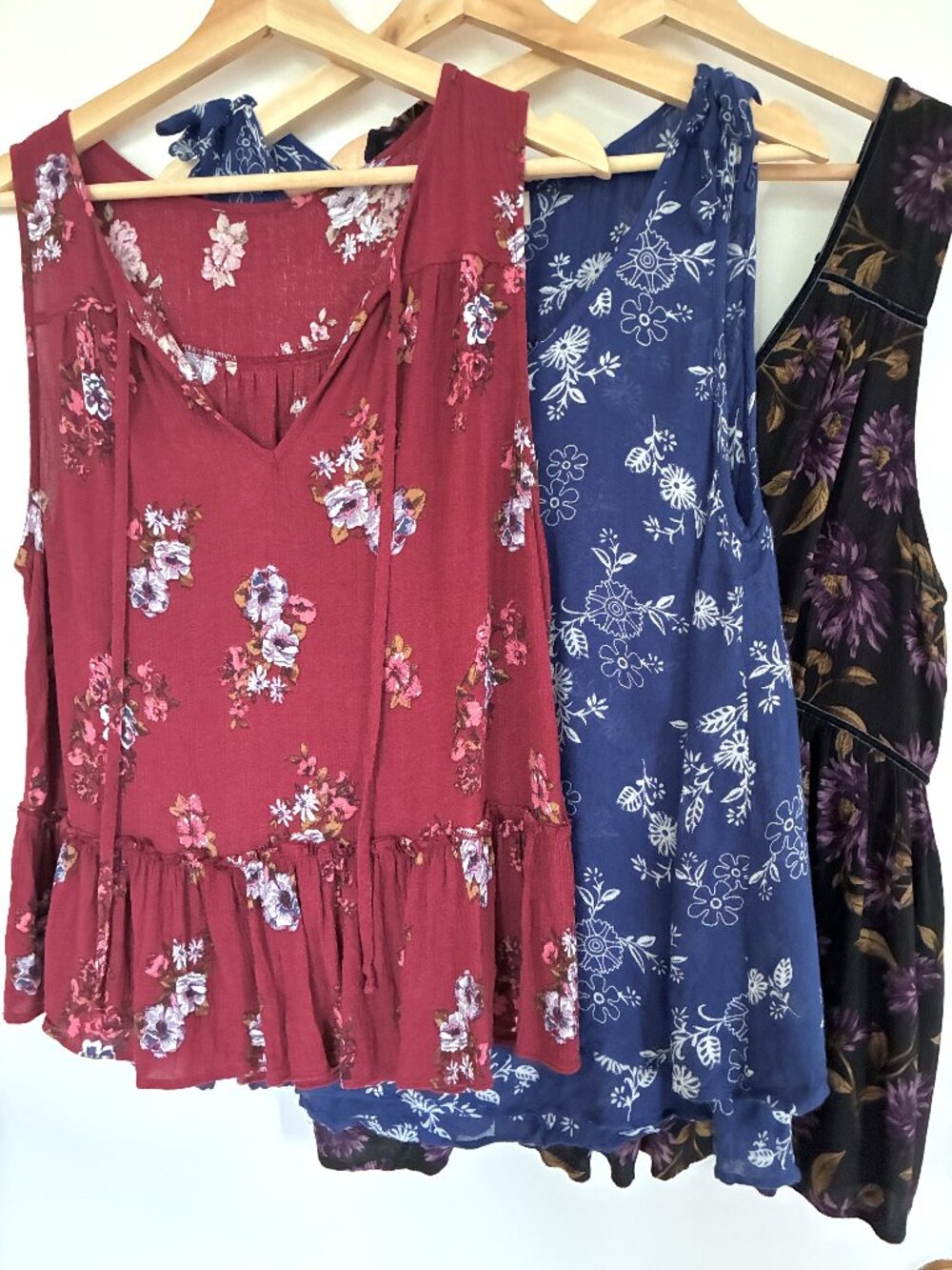 Viscose Blouses - Sleeveless Top Bundle - Size L